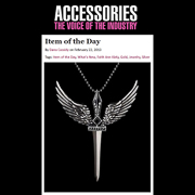 Faith Ann Kiely Aquilum Winged Sword Pendant Accessories Magazine Item of the Day