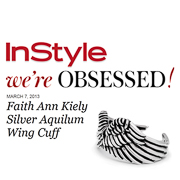 Faith Ann Kiely Wing Aquilum Wing Cuff Bangle InStyle Magazine Were Obsessed