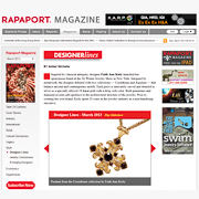 Faith Ann Kiely Corinthium Cross Pendant Rapaport Magazine Designer Lines